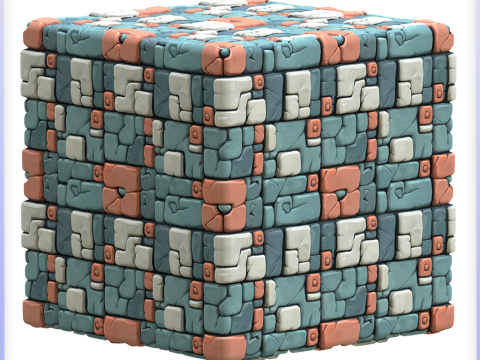 Stylized Wall Seamless Texture CG Textures