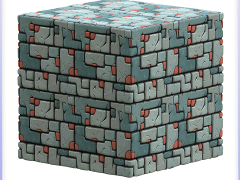 Stylized Wall Seamless Texture CG Текстури