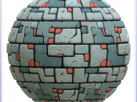 Stylized Wall Seamless Texture CG Текстури