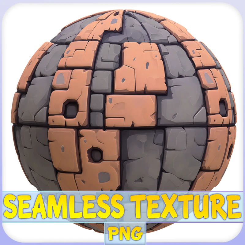 Stylized Wall Seamless Texture CG Textures .c4d .max .obj .3ds .fbx .stl .blend