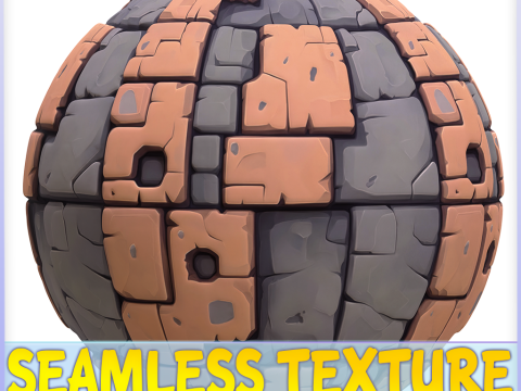 Stylized Wall Seamless Texture CG Textures