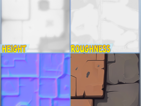 Stylized Wall Seamless Texture CG Dokuları