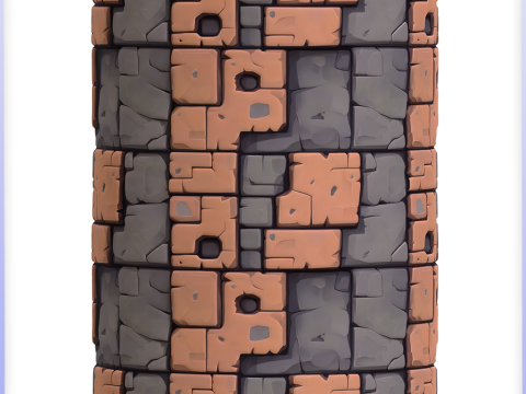 Stylized Wall Seamless Texture CG Dokuları