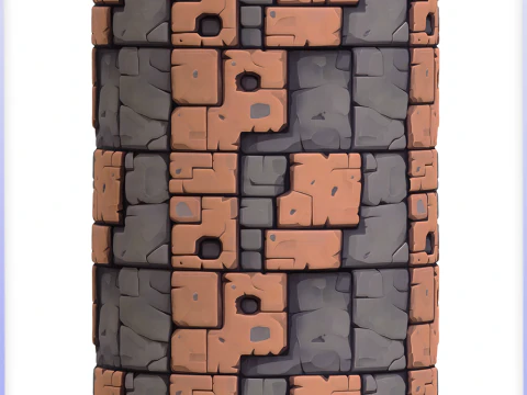 Stylized Wall Seamless Texture CG Textures