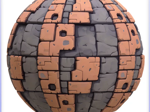 Stylized Wall Seamless Texture CG Textures
