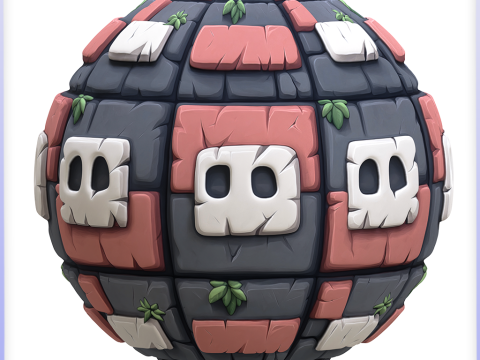 Stylized Wall Seamless Texture CG Texturen