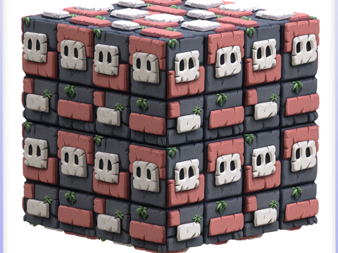 Stylized Wall Seamless Texture CG Texturen