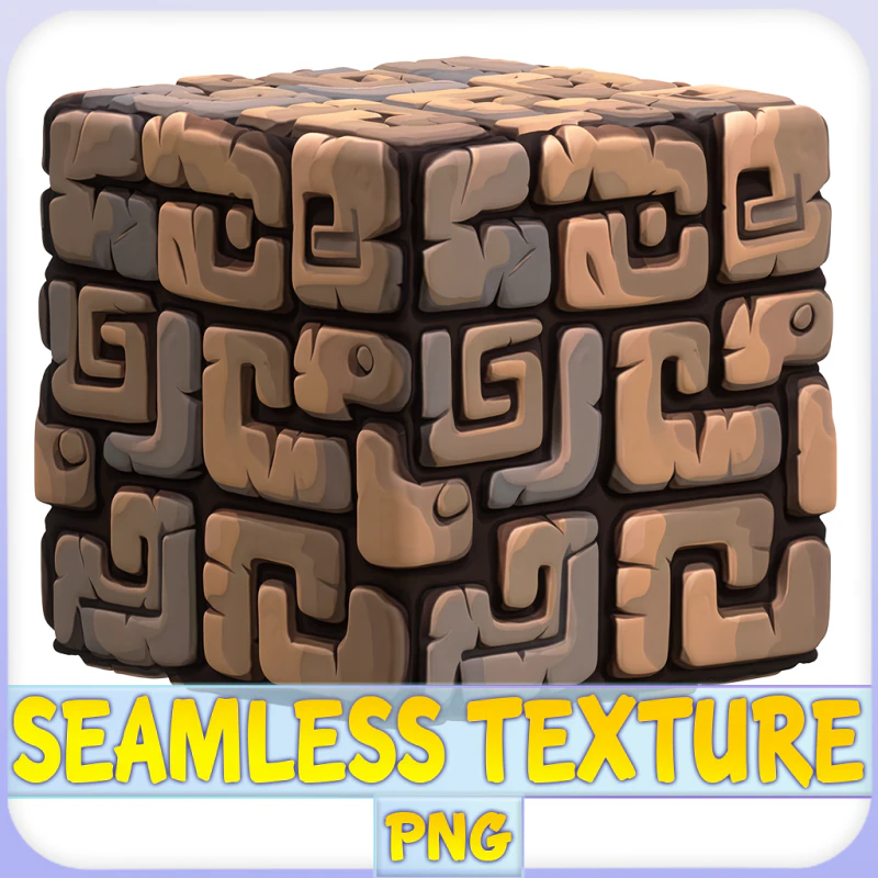 Stylized Wall Seamless Texture CG Textures .c4d .max .obj .3ds .fbx .stl .blend 