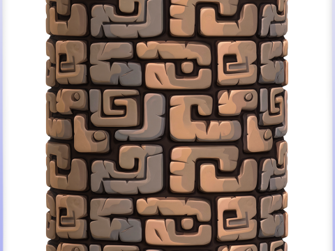 Stylized Wall Seamless Texture CG Texturen