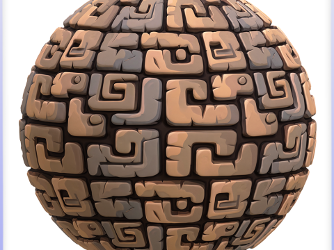 Stylized Wall Seamless Texture CG Texturen