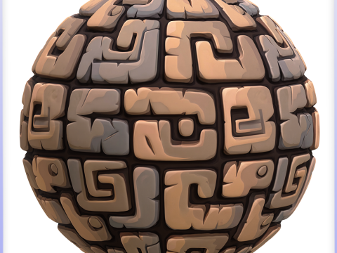 Stylized Wall Seamless Texture CG Texturen
