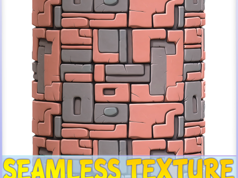 Stylized Wall Seamless Texture CG Textures