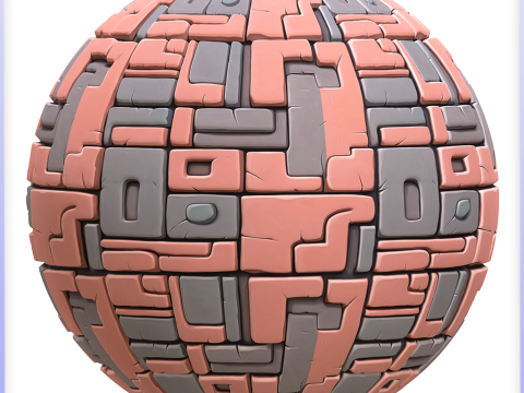 Stylized Wall Seamless Texture CG Texturen