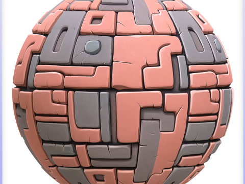 Stylized Wall Seamless Texture CG Texturen