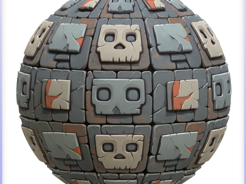 Stylized Wall Seamless Texture CG Textures