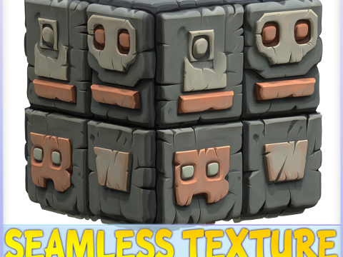 Stylized Wall Seamless Texture Texturas CG