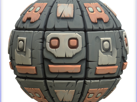 Stylized Wall Seamless Texture CG Textures