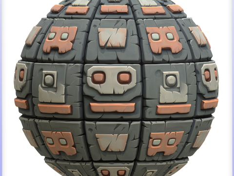 Stylized Wall Seamless Texture CG Textures