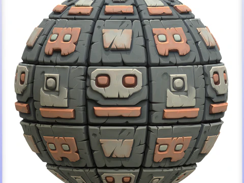 Stylized Wall Seamless Texture CG Textures