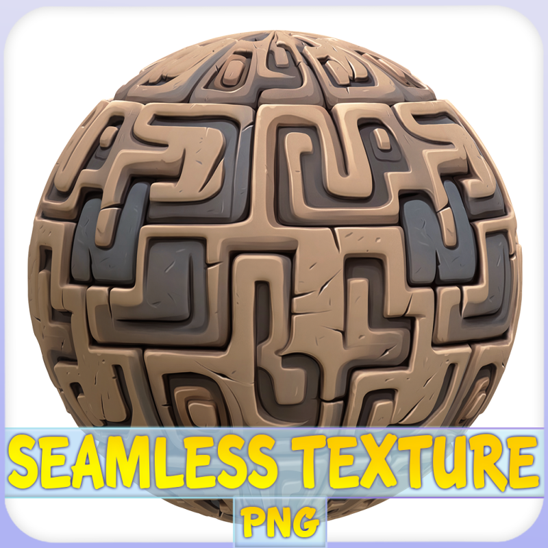 Stylized Wall Seamless Texture CG 텍스쳐 .c4d .max .obj .3ds .fbx .stl .blend 