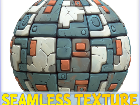 Stylized Wall Seamless Texture CG टेक्स्चर्स