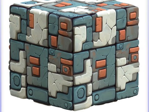 Stylized Wall Seamless Texture CG Textures
