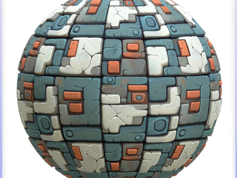 Stylized Wall Seamless Texture CG Textures