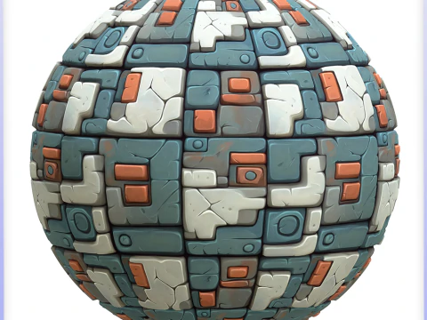 Stylized Wall Seamless Texture CG Textures