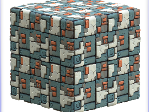 Stylized Wall Seamless Texture CG Textures