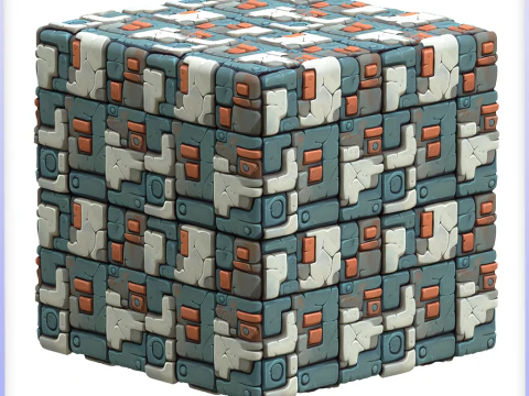 Stylized Wall Seamless Texture CG Textures