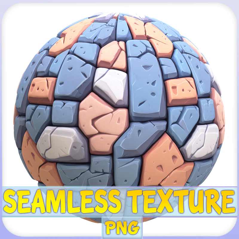 Stylized Wall Seamless Texture CG Textures .c4d .max .obj .3ds .fbx .stl .blend 