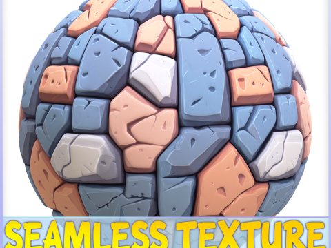 Stylized Wall Seamless Texture CG 텍스쳐