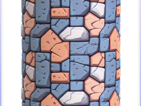 Stylized Wall Seamless Texture CG Текстури