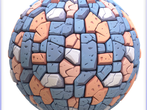 Stylized Wall Seamless Texture CG Текстури