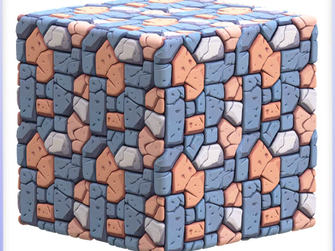 Stylized Wall Seamless Texture CG Textures