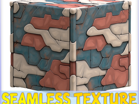 Stylized Wall Seamless Texture CG Текстури