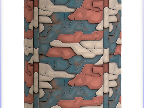 Stylized Wall Seamless Texture CG Texturen