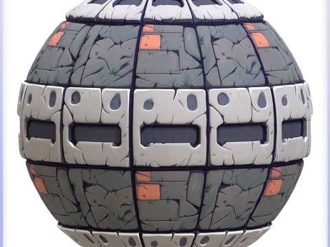 Stylized Wall Seamless Texture CG 纹理