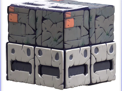 Stylized Wall Seamless Texture CG Textures
