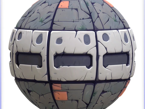 Stylized Wall Seamless Texture CG Textures