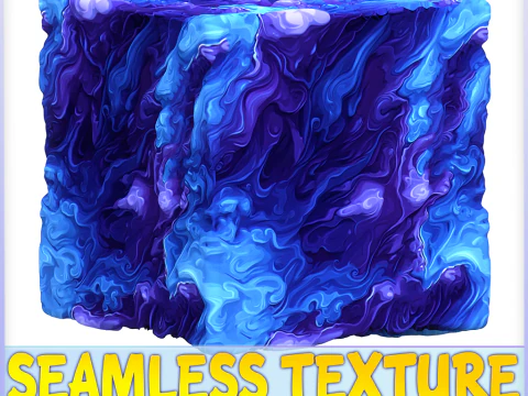 Textura sem costura de &aacute;gua estilizada Texturas CG