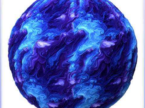 Stylized Water Seamless Texture CG Textures