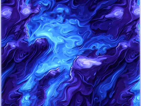 Stylized Water Seamless Texture CG Textures