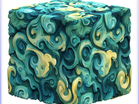Stylized Water Seamless Texture CG Textures