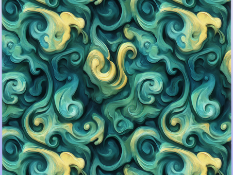 Stylized Water Seamless Texture Texturas CG