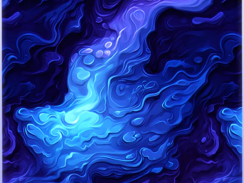 Stylized Water Seamless Texture CG Textures