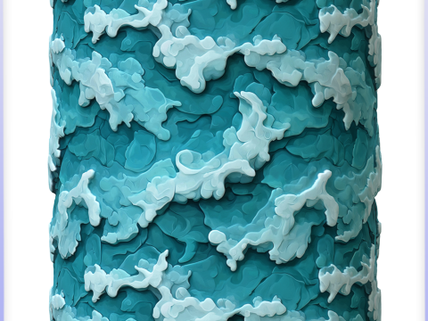 Stylized Water Seamless Texture CG Textures
