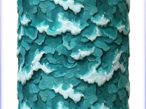 Stylized Water Seamless Texture CG Textures