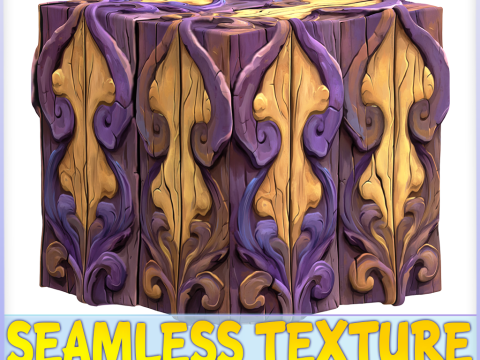 Stylized Wood Seamless Texture CG Текстури