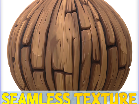 Stylized Wood Seamless Texture CG Textures